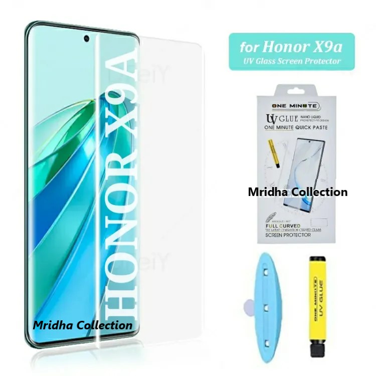 Picture of 3in1 Protector Combo Pack for Honor X9A 5G (A+ GRADE) UV Glass Screen Protector + Back Protector Film + Camera Glass Protector)