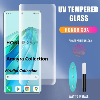 Picture of 3in1 Protector Combo Pack for Honor X9A 5G (A+ GRADE) UV Glass Screen Protector + Back Protector Film + Camera Glass Protector)