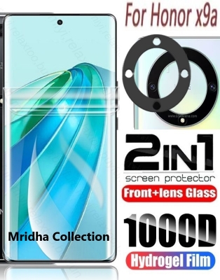 Picture of 2in1 Protector Combo Pack for Honor X9A 5G (Front Hydrogel Screen Protector Poly + 3D Camera Lens Protector Glass)