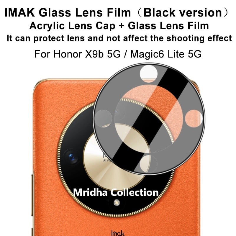 Picture of 2in1 Back Protector Combo Pack for Honor X9B 5G (Back Hydrogel Poly Protector + 3D Camera Lens Protector Glass)