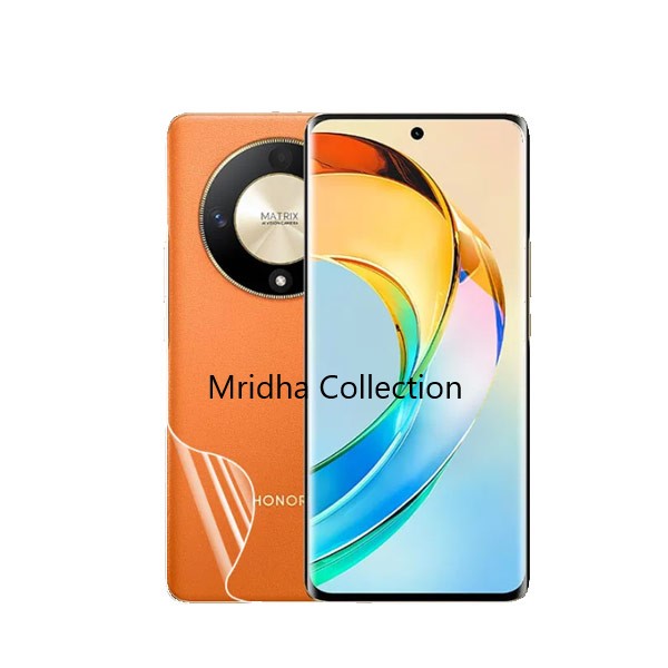 Picture of 2in1 Back Protector Combo Pack for Honor X9B 5G (Back Hydrogel Poly Protector + 3D Camera Lens Protector Glass)