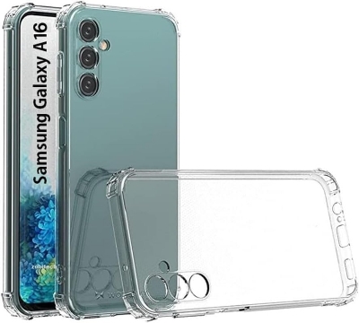 Picture of Samsung Galaxy A16 Silicone Clear Case Soft Flexible TPU Rubber Bumper Shockproof Corners Transparent Clear Back Cover