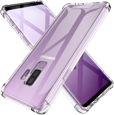 Picture of Samsung Galaxy S9 Silicone Clear Case Soft Flexible TPU Rubber Bumper Shockproof Corners Transparent Clear Back Cover
