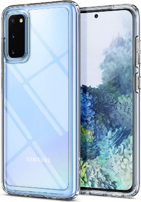 Picture of Samsung Galaxy S20 Silicone Clear Case Soft Flexible TPU Rubber Bumper Shockproof Corners Transparent Clear Back Cover