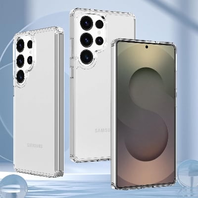 Picture of Samsung Galaxy S25 Ultra 5G Silicone Clear Case Soft Flexible TPU Rubber Bumper Shockproof Corners Transparent Clear Back Cover