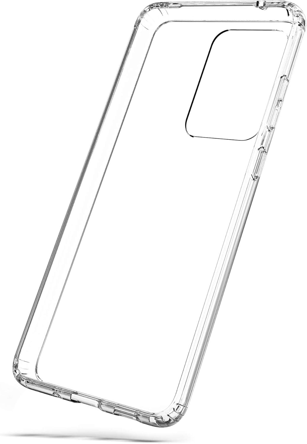 Picture of Samsung Galaxy S21 Ultra Silicone Clear Case Soft Flexible TPU Rubber Bumper Shockproof Corners Transparent Clear Back Cover