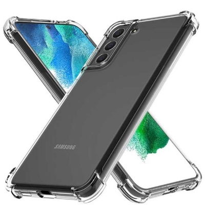 Picture of Samsung Galaxy S22+ 5G / Samsung Galaxy S22 Plus 5G Silicone Clear Case Soft Flexible TPU Rubber Bumper Shockproof Corners Transparent Clear Back Cover