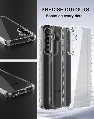 Picture of Samsung Galaxy S23 5G Silicone Clear Case Soft Flexible TPU Rubber Bumper Shockproof Corners Transparent Clear Back Cover