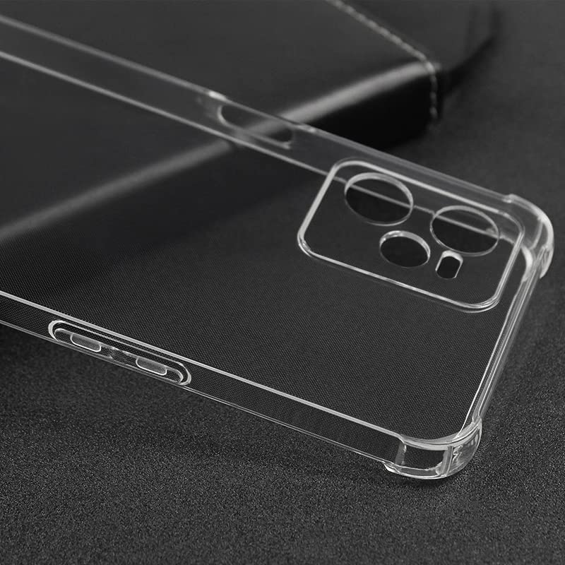 Picture of Realme C51 (RMX3830) Silicone Clear Case Soft Flexible TPU Rubber Bumper Shockproof Corners Transparent Clear Back Cover