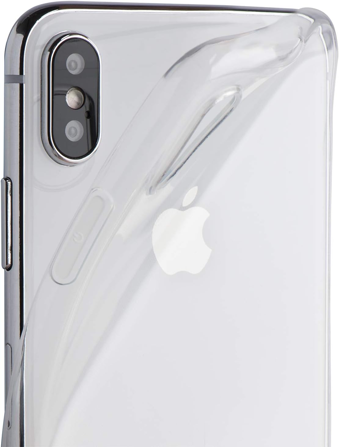 Picture of Apple iPhone Xs Max Silicone Clear Case Soft Flexible TPU Rubber Bumper Shockproof Corners Transparent Clear Back Cover