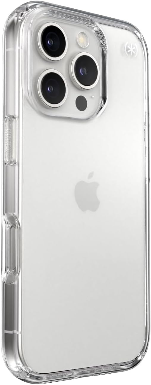 Picture of Apple iPhone 16 Pro Silicone Clear Case Soft Flexible TPU Rubber Bumper Shockproof Corners Transparent Clear Back Cover