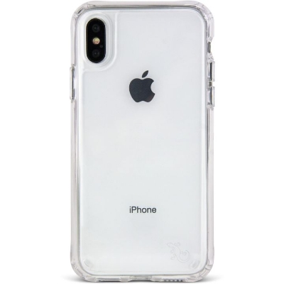 Picture of Apple iPhone Xs Silicone Clear Case Soft Flexible TPU Rubber Bumper Shockproof Corners Transparent Clear Back Cover
