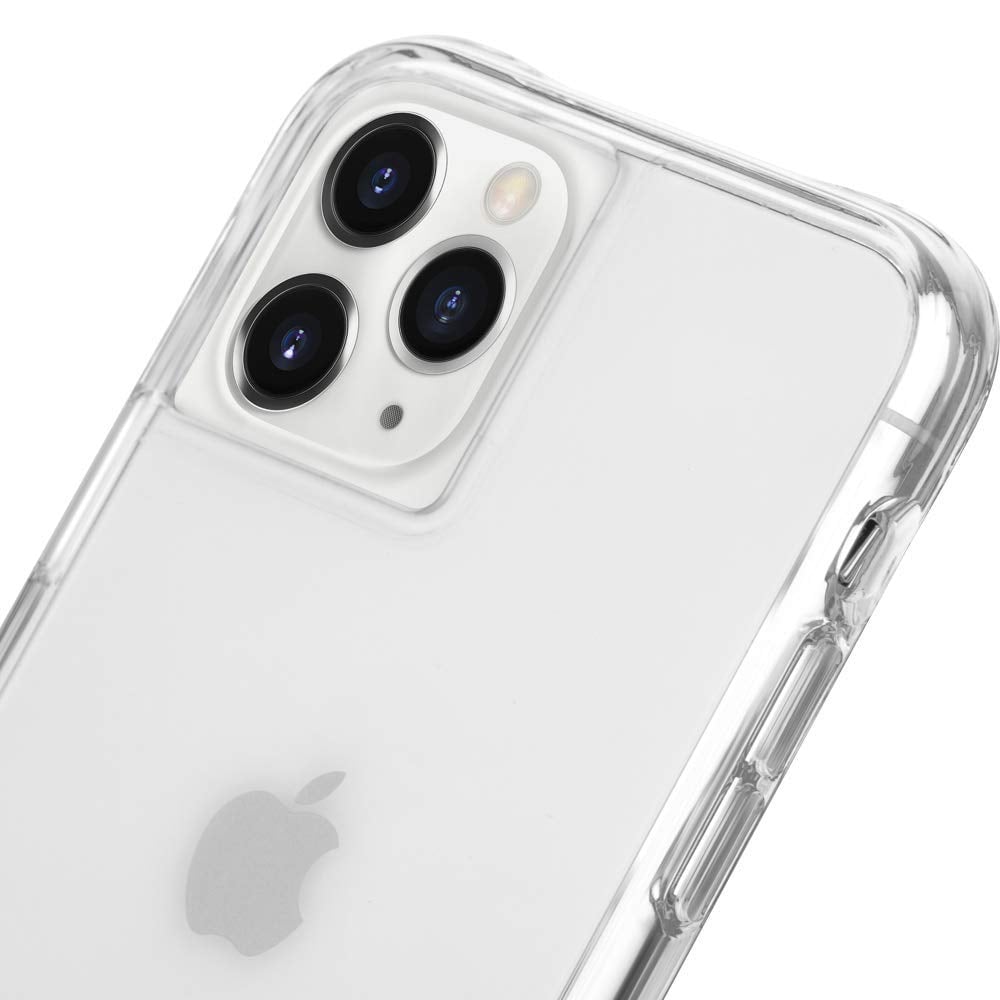 Picture of Apple iPhone 11 Pro Max Silicone Clear Case Soft Flexible TPU Rubber Bumper Shockproof Corners Transparent Clear Back Cover