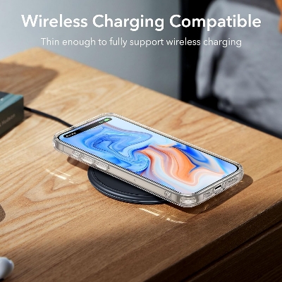 Picture of Apple iPhone 15 Silicone Clear Case Soft Flexible TPU Rubber Bumper Shockproof Corners Transparent Clear Back Cover