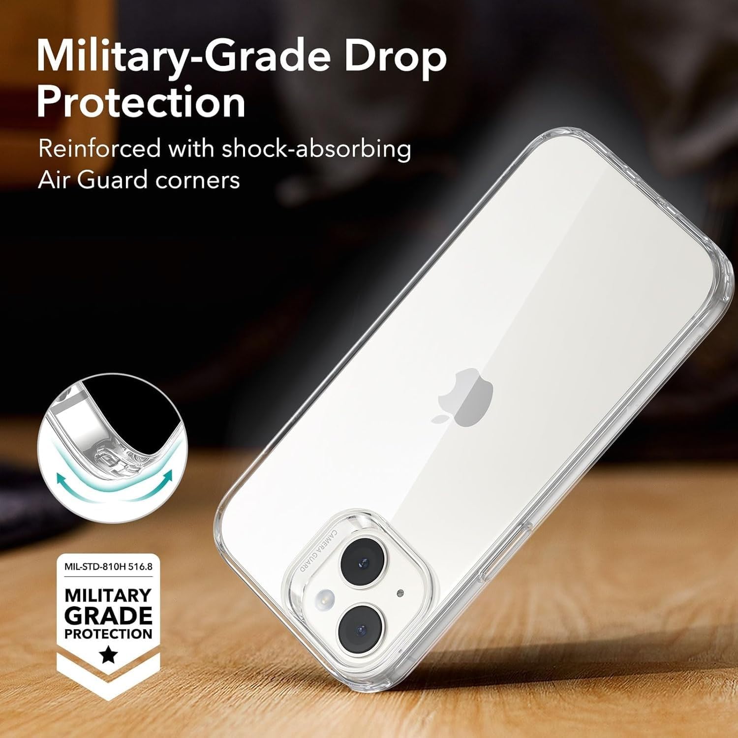 Picture of Apple iPhone 15 Plus Silicone Clear Case Soft Flexible TPU Rubber Bumper Shockproof Corners Transparent Clear Back Cover
