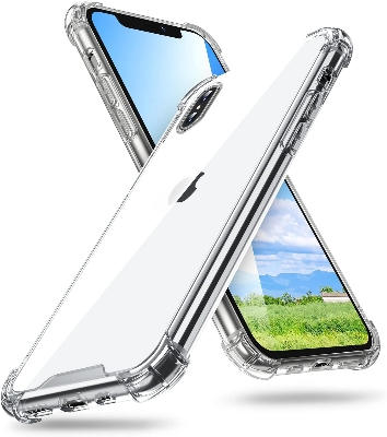 Picture of Apple iPhone X Silicone Clear Case Soft Flexible TPU Rubber Bumper Shockproof Corners Transparent Clear Back Cover