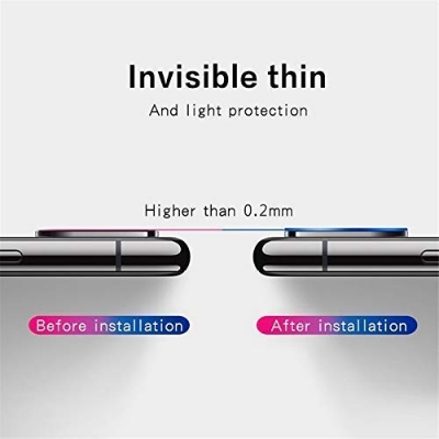 Picture of Honor 200 Pro 5G Back 9H Full Camera Lens Protector Rear 9H 3D Camera Lens Protector,Upgraded HD,Clear Scratch Resistant [With Photo Friendly Flash Cut]