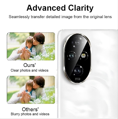Picture of Honor 200 Pro 5G Back Camera Lens Screen Protector Rear Camera Lens Screen Protector,Upgraded HD,Clear Scratch Resistant(Nano Poly)