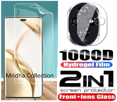 Picture of 2in1 Protector Combo Pack for Honor 200 Pro 5G (Front Hydrogel Screen Protector Poly + Camera Lens Protector)