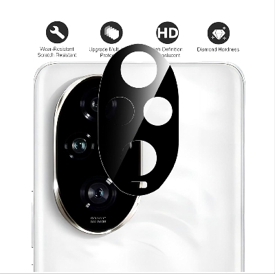 Picture of 2in1 Protector Combo Pack for Honor 200 Pro 5G (A+ GRADE) UV Glass Screen Protector + 3D Camera Protector Lens