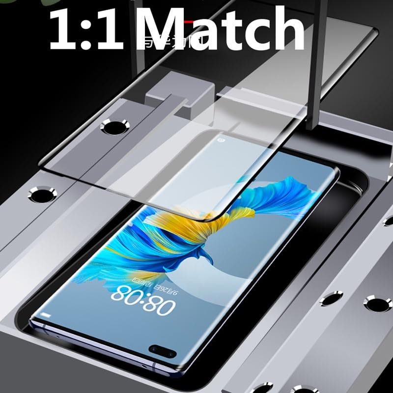 Picture of Honor 200 5G Full Glue 9D Curved Tempered Glass Screen Protector Edge to Edge Fit Protection Tempered Glass (Black)