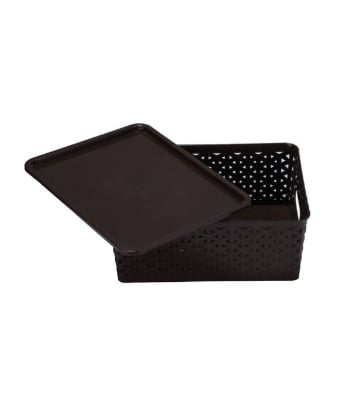 Buy Nancy Crop Basket Small Hobby Brown Online at Best Price