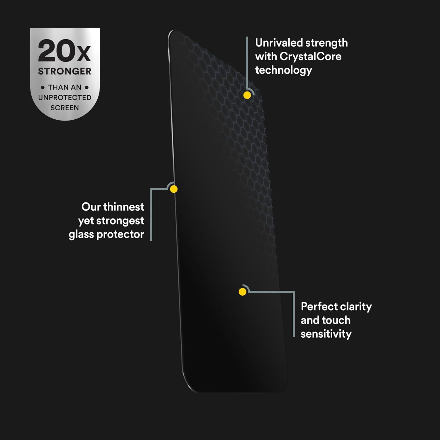 Picture of Apple iPhone 16 Pro Max PREMIUM PRIVACY Tempered Glass Protective Film Screen Protector Anti-glare Privacy Glass