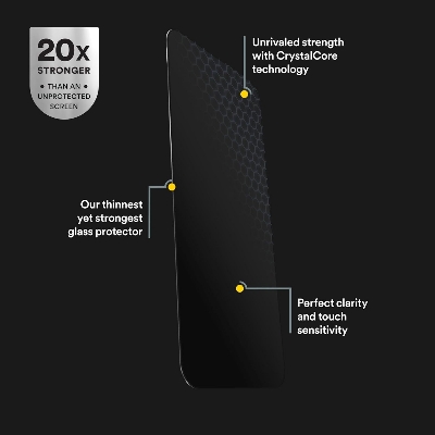 Picture of Apple iPhone 16 Pro Max PREMIUM PRIVACY Tempered Glass Protective Film Screen Protector Anti-glare Privacy Glass