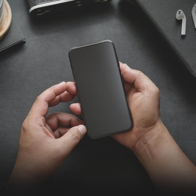 Picture of Apple iPhone 16 Pro PREMIUM PRIVACY Tempered Glass Protective Film Screen Protector Anti-glare Privacy Glass
