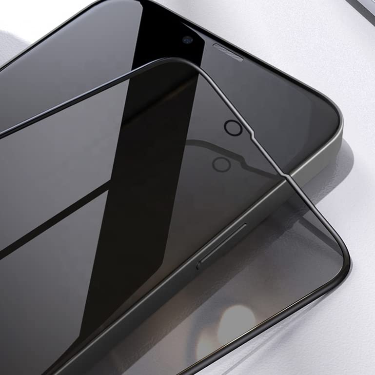 Picture of Apple iPhone 13 Mini PREMIUM PRIVACY Tempered Glass Protective Film Screen Protector Anti-glare Privacy Glass