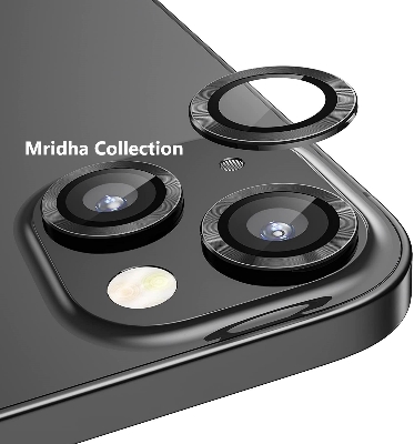 Picture of Apple iPhone 13 Pro Ring Camera Lens Protector 360 Degree Premium HD Protection Camera Aluminum Alloy Edge Tempered Glass [Installation Tray] [HD Clear] Camera Protector