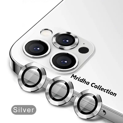 Picture of Apple iPhone 13 Pro Ring Camera Lens Protector 360 Degree Premium HD Protection Camera Aluminum Alloy Edge Tempered Glass [Installation Tray] [HD Clear] Camera Protector