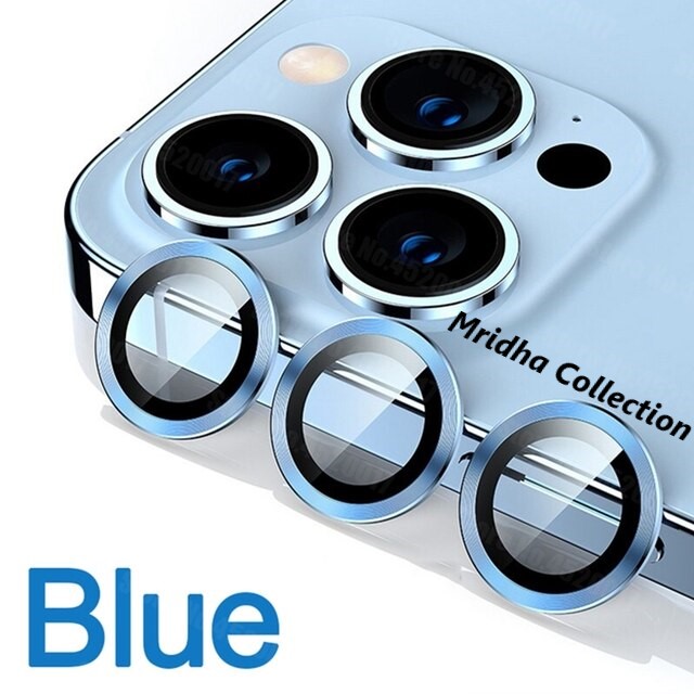 Picture of Apple iPhone 14 Pro Max Ring Camera Lens Protector 360 Degree Premium HD Protection Camera Aluminum Alloy Edge Tempered Glass [Installation Tray] [HD Clear] Camera Protector