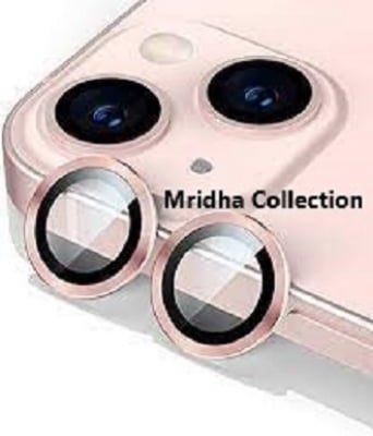 Picture of Apple iPhone 13 Ring Camera Lens Protector 360 Degree Premium HD Protection Camera Aluminum Alloy Edge Tempered Glass [Installation Tray] [HD Clear] Camera Protector