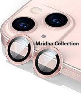 Picture of Apple iPhone 13 mini Ring Camera Lens Protector 360 Degree Premium HD Protection Camera Aluminum Alloy Edge Tempered Glass [Installation Tray] [HD Clear] Camera Protector