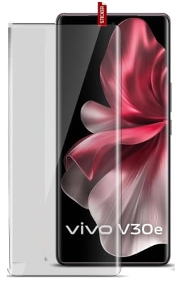 Picture of 2in1 Protector Combo Pack for vivo V30e 5G (A+ GRADE) UV Glass Screen Protector + Camera Protector Lens