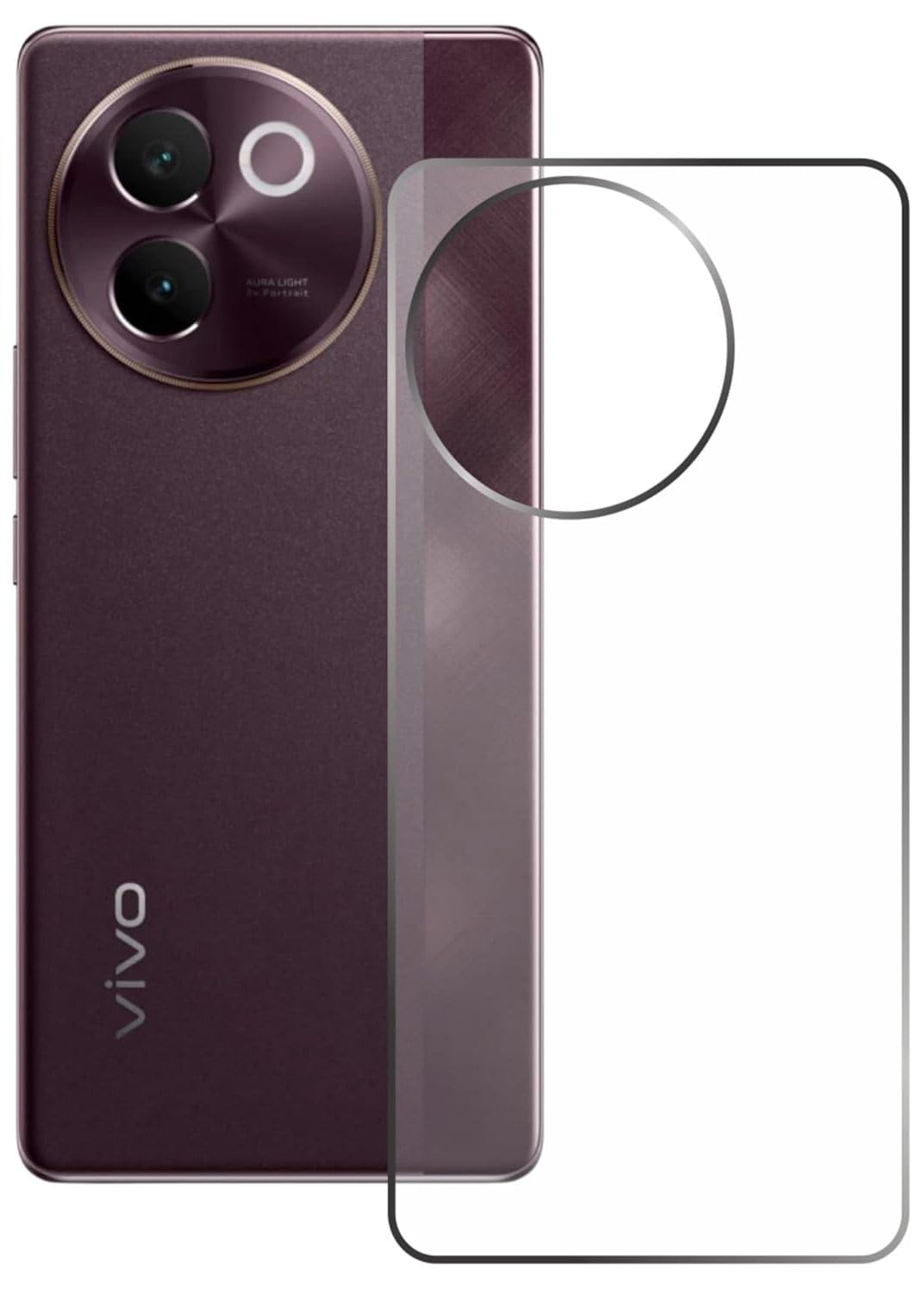 Picture of 2in1 Back Protector Combo Pack for vivo V30e 5G (Back Hydrogel Poly Protector + Camera Lens Protector)