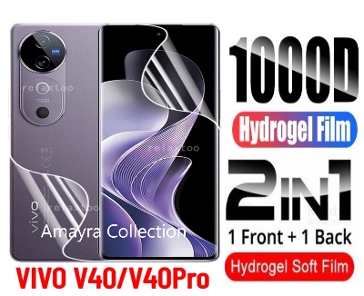 Picture of 2in1 Protector Combo Pack for vivo V40 5G (Front Hydrogel Protector Poly + Back Hydrogel Protector Poly)