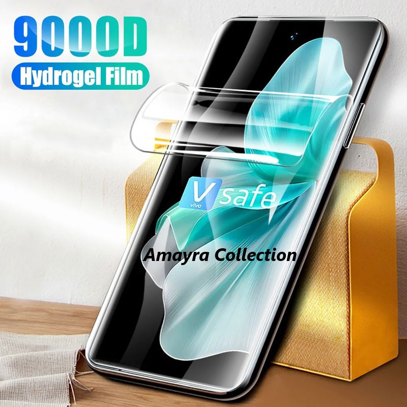 Picture of 3in1 Protector Combo Pack for vivo V30 5G (Front Hydrogel Screen Protector Poly + Back Hydrogel Poly Protector + Camera Lens Protector)
