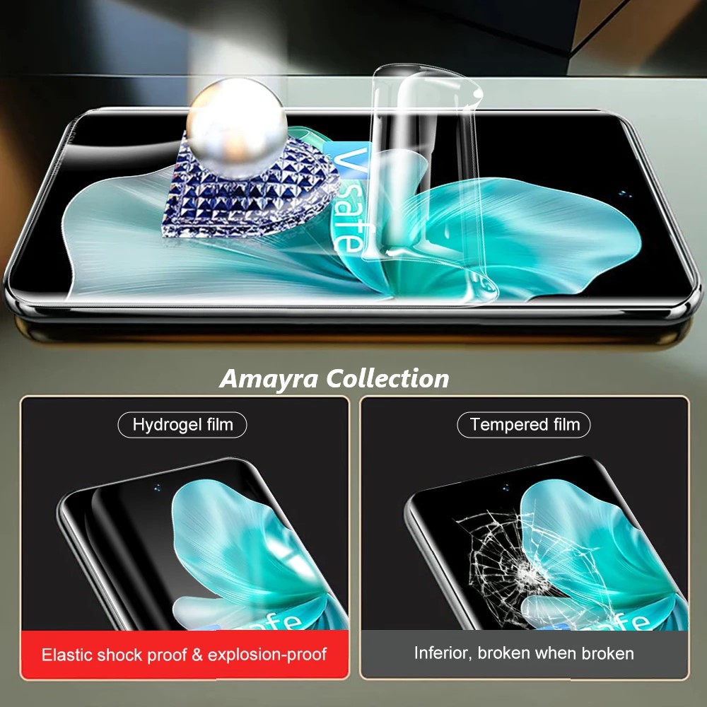 Picture of vivo V30 Pro 5G TPU Protective Film Hydrogel Front Poly Protector Screen Protector Anti-Shatter / High Definition (Front Poly)