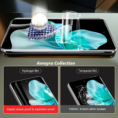 Picture of vivo V30 Pro 5G TPU Protective Film Hydrogel Front Poly Protector Screen Protector Anti-Shatter / High Definition (Front Poly)