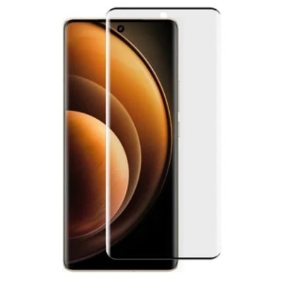 Picture of vivo X100 Pro (V2324A) Full Glue 9D Curved Tempered Glass Screen Protector Edge to Edge Fit Protection Tempered Glass (Black)