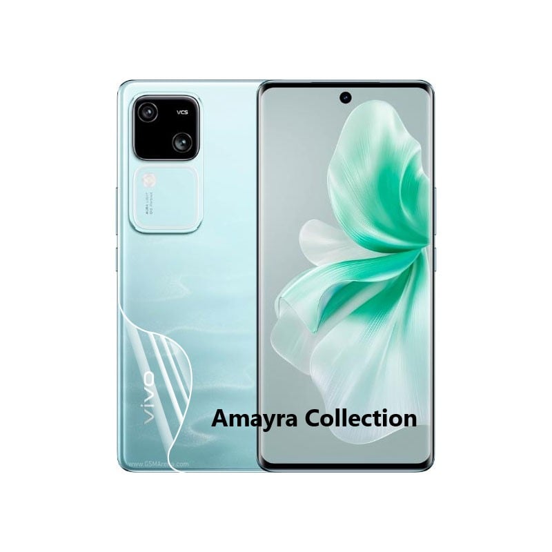 Picture of 2in1 Back Protector Combo Pack for vivo V30 5G (Back Hydrogel Poly Protector + Camera Lens Protector)