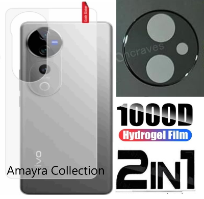 Picture of 2in1 Back Protector Combo Pack for vivo V40 Pro 5G (Back Hydrogel Poly Protector + 3D Camera Lens Protector Glass)