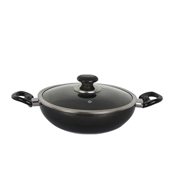 Picture of Topper Non-Stick Glamour Karai with Lid (Ash) -30 CM 