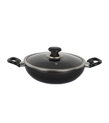 Picture of Topper Non-Stick Glamour Karai with Lid (Ash) -30 CM 