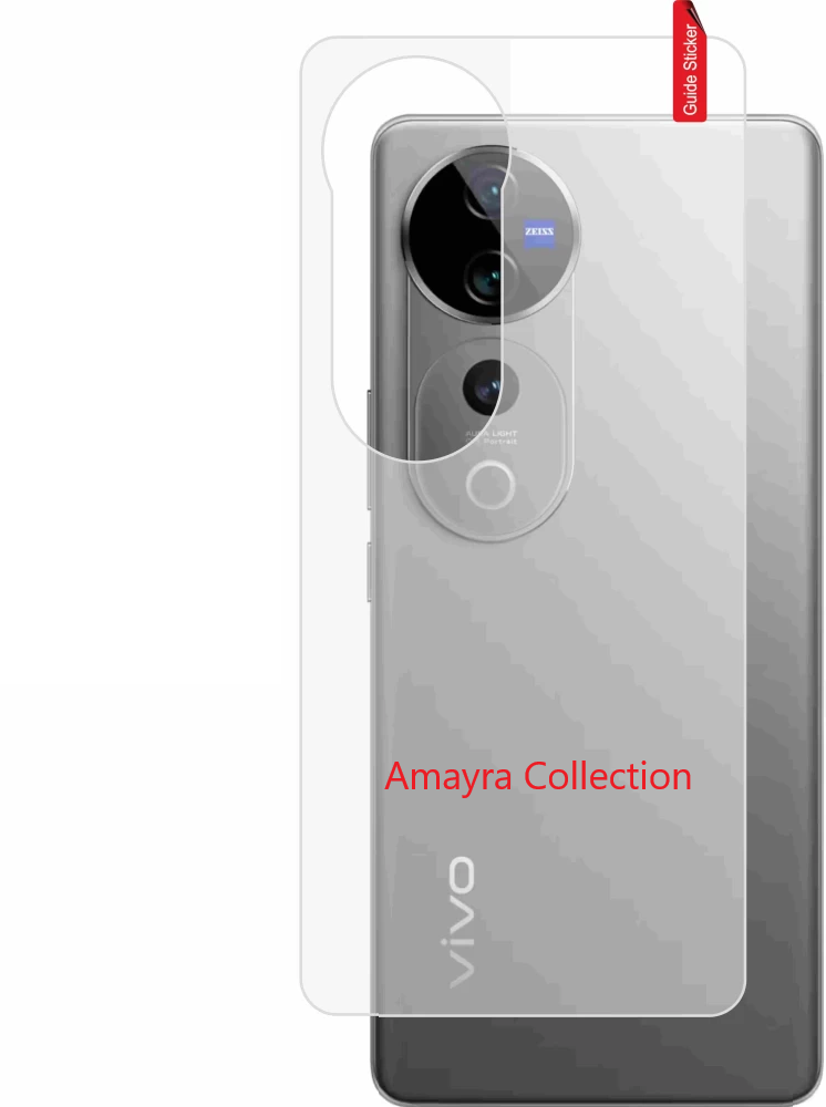 Picture of 2in1 Back Protector Combo Pack for vivo vivo V40 5G (Back Hydrogel Poly Protector + Camera Lens Protector)