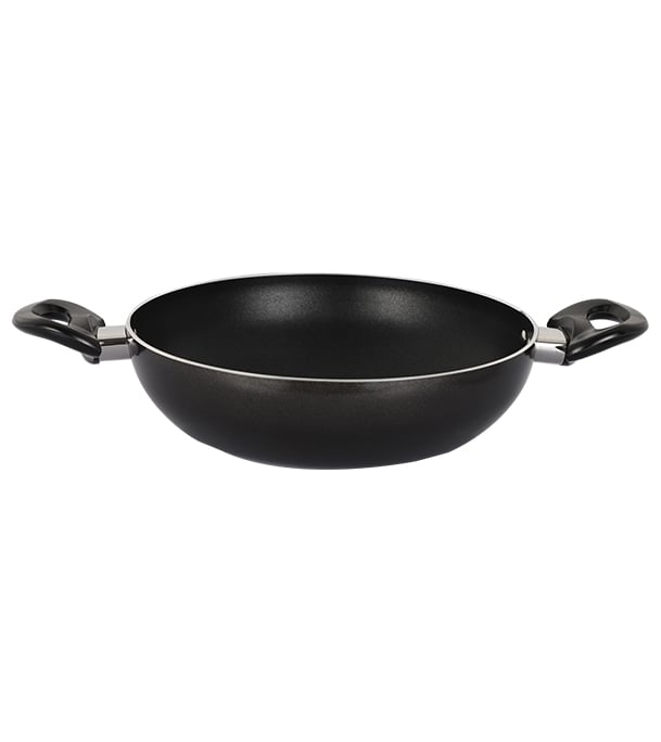 Picture of Topper Nonstick Glamour Deep Fry Pan with Lid (Black) 24 cm