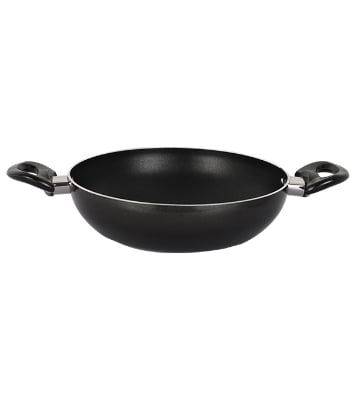 Picture of Topper Nonstick Glamour Deep Fry Pan with Lid (Black) 24 cm