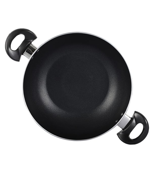 Picture of Topper Nonstick Glamour Deep Fry Pan with Lid (Black) 24 cm